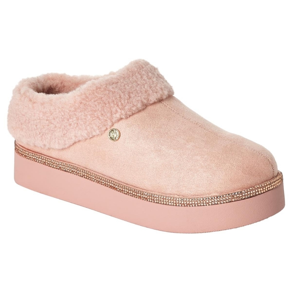 Joy Glamorous Cozy Slippers w/ Orthotic Insole in Blush Pink